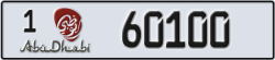 abu dhabi - code - 1 - number -60100