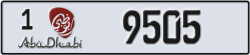 abu dhabi - code - 1 - number -9505