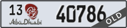 abu dhabi - code - 13 - number -40786