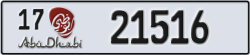 abu dhabi - code - 17 - number -21516