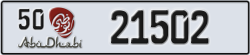 abu dhabi - code - 50 - number -21502