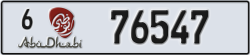 abu dhabi - code - 6 - number -76547