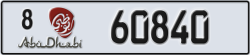 abu dhabi - code - 8 - number -60840