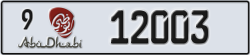abu dhabi - code - 9 - number -12003
