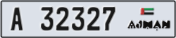 ajman - code - A - number -32327