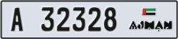 ajman - code - A - number -32328
