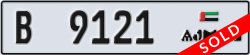 ajman - code - B - number -9121