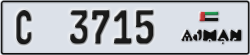 ajman - code - C - number -3715