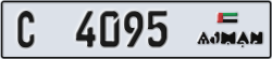 ajman - code - C - number -4095
