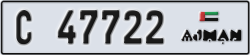 ajman - code - C - number -47722