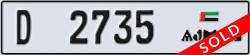 ajman - code - D - number -2735