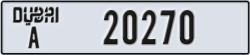 dubai - code - A - number -20270