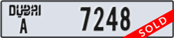 dubai - code - A - number -7248