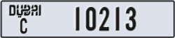 dubai - code - C - number -10213