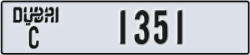 dubai - code - C - number -1351