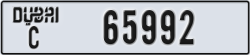 dubai - code - C - number -65992