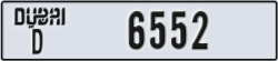dubai - code - D - number -6552