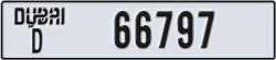 dubai - code - D - number -66797