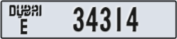 dubai - code - E - number -34314