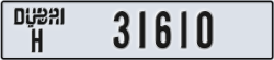 dubai - code - H - number -31610
