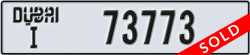 dubai - code - I - number -73773
