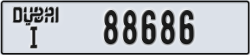 dubai - code - I - number -88686