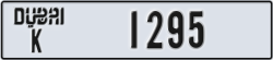 dubai - code - K - number -1295