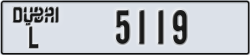dubai - code - L - number -5119