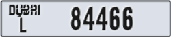 dubai - code - L - number -84466