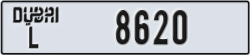 dubai - code - L - number -8620