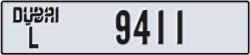 dubai - code - L - number -9411