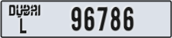 dubai - code - L - number -96786