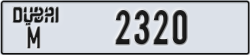 dubai - code - M - number -2320
