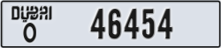 dubai - code - O - number -46454