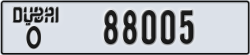 dubai - code - O - number -88005
