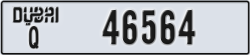 dubai - code - Q - number -46564