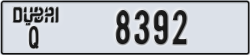 dubai - code - Q - number -8392