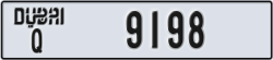 dubai - code - Q - number -9198