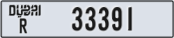 dubai - code - R - number -33391