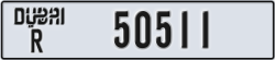 dubai - code - R - number -50511