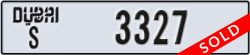 dubai - code - S - number -3327