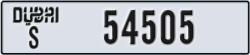 dubai - code - S - number -54505