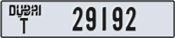 dubai - code - T - number -29192
