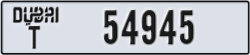 dubai - code - T - number -54945