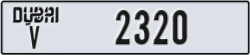 dubai - code - V - number -2320
