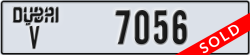 dubai - code - V - number -7056