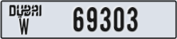 dubai - code - W - number -69303