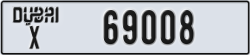 dubai - code - X - number -69008