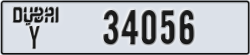 dubai - code - Y - number -34056