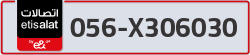  - code - 056 - number -X306030